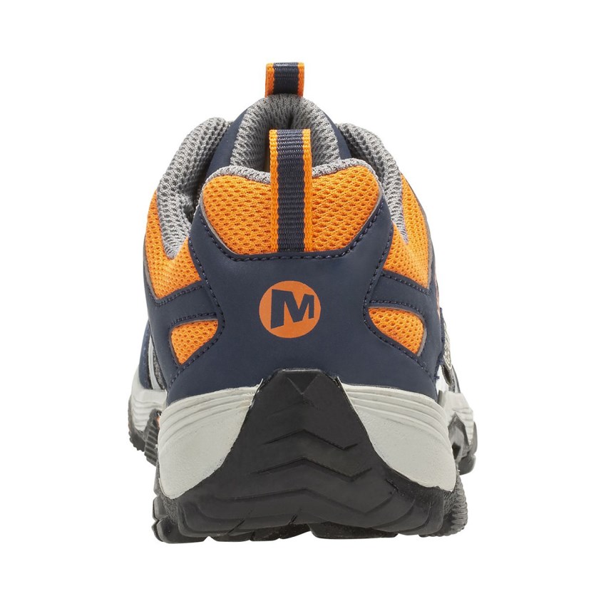 Basket Merrell Moab FST Low Waterproof Bleu Marine/Grise Enfant | N.V.ZRGP